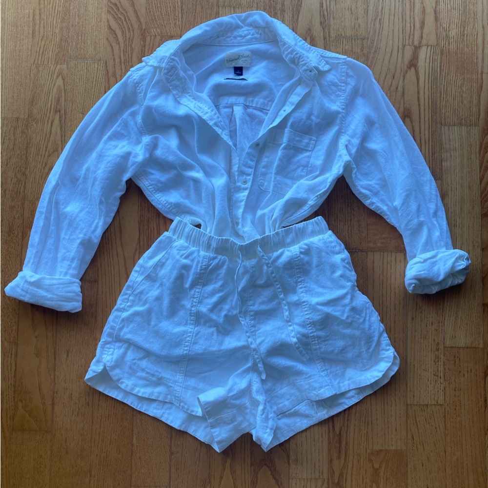 Target white linen set